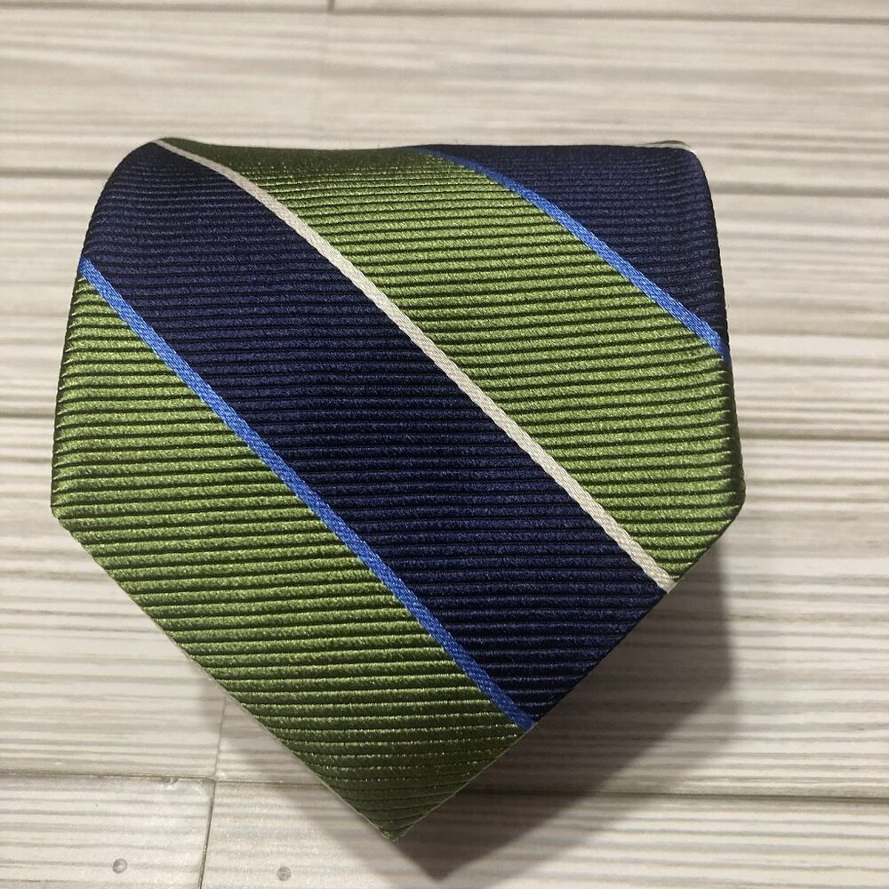 Brooks Brothers Makers And Merchants Tie Multi Color Stripe Silk  Repp NWT USA